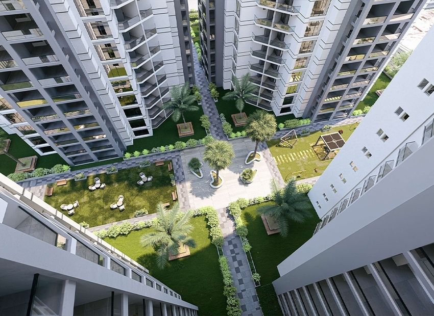 Saima Centre Point Karachi - park view