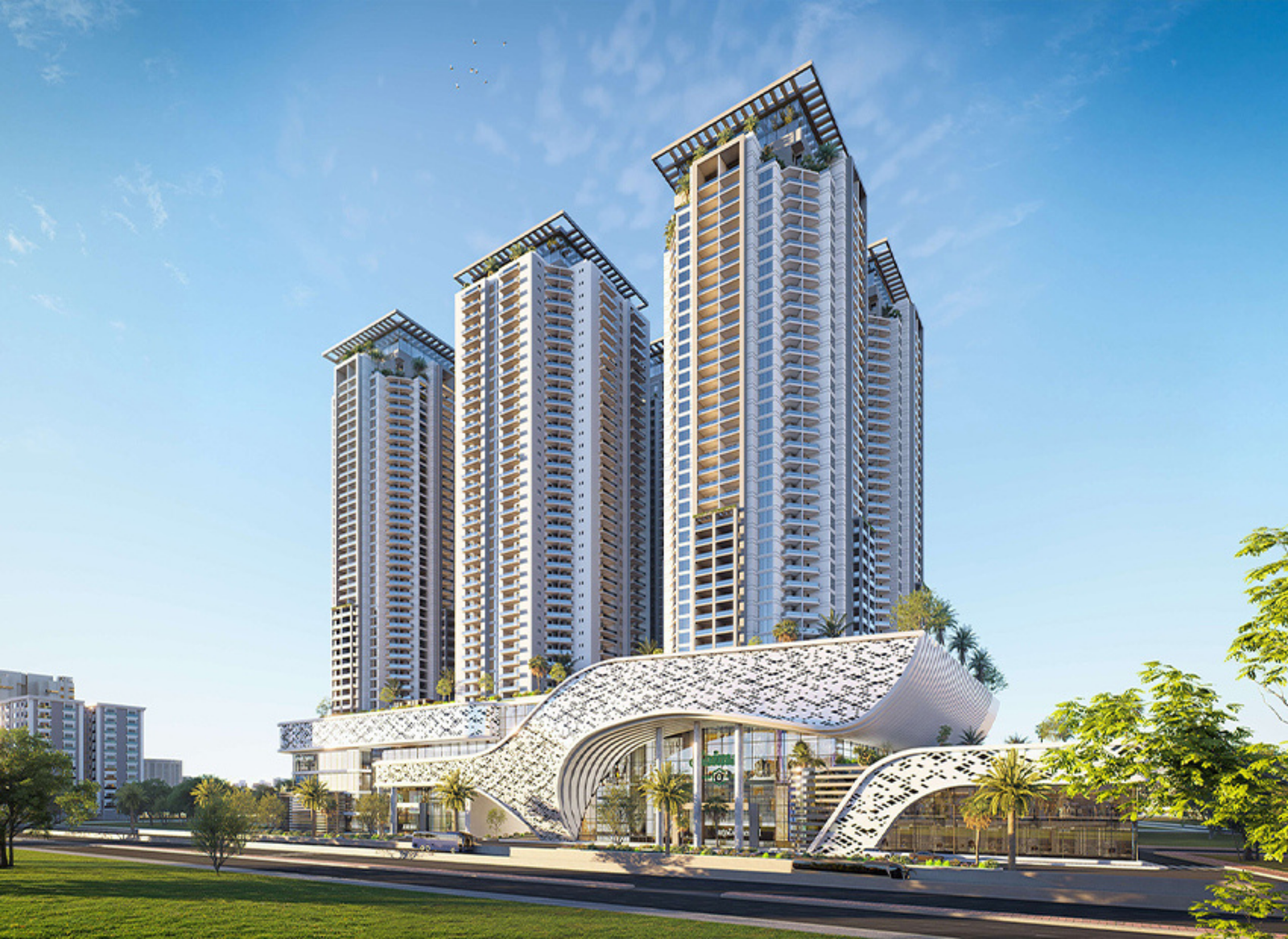 Saima Centre Point Karachi - tower view